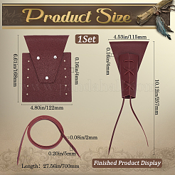 Ножны для ножей и мечей из искусственной кожи&nbsp;AJEW-WH20001-90A-02