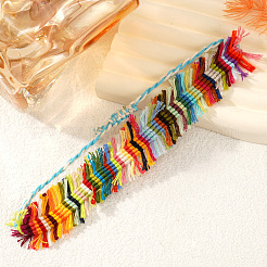 Браслеты ручной работы из полиэстерного шнура в богемном стиле для женщин.&nbsp;TI9279