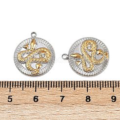 Подвески из нержавеющей стали 304 со стразами&nbsp;STAS-L290-59GP