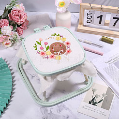 Пяльцы для вышивки крестом из АБС-пластика&nbsp;TOOL-WH0166-042