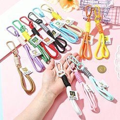 12 шт. 12 цвета зонт шнур нейлоновая веревка подвеска украшения карабин&nbsp;KEYC-CJ0001-18