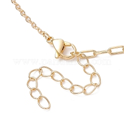 Изготовление ожерелья из латунной цепочки-скрепки&nbsp;AJEW-JB01468