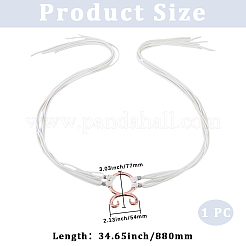 Ceintures à chaîne en polyester pour femmes&nbsp;AJEW-WH20018-51B