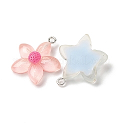 Прозрачные смоляные подвески&nbsp;RESI-Z043-04P