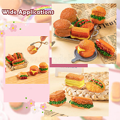 16 шт. 8 стиля смоляной мини-модели&nbsp;DJEW-CJ0001-17