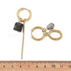 202 pendientes de aro de acero inoxidable&nbsp;EJEW-JE07392-01
