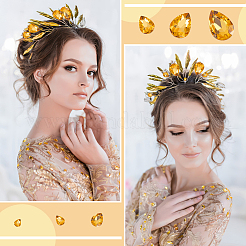 94 Stück Glas-Strass-Cabochons im 6-Stil&nbsp;GLAA-FG0001-16A