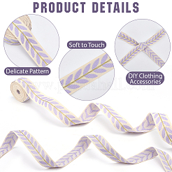 3 Yard Vintage-Jacquard-Polyesterband&nbsp;SRIB-WH20020-020G