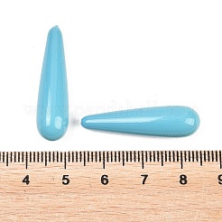 Perles en verre opaque électroplaqué&nbsp;GLAA-A044-02D