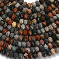 Бусы из натурального алашанского агата&nbsp;G-Z111-A39-01