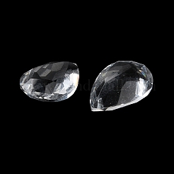Cabochon di strass di vetro trasparente&nbsp;RGLA-B003-08A-10