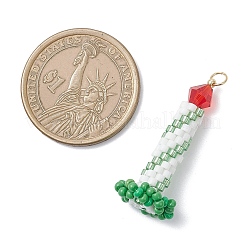 3 шт. подвески-свечи из стеклянного бисера&nbsp;PALLOY-MZ01003