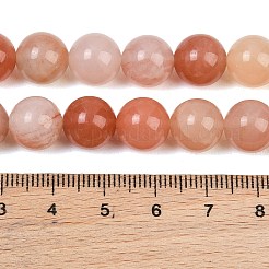 Hilos de cuentas de jade rosa natural teñidas&nbsp;GG-CBAD029-A12-10mm