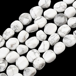 Fili di perline howlite naturale&nbsp;GG-CBA787B-A03