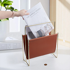 Porta libri in ferro con similpelle in pvc&nbsp;AJEW-WH0481-553