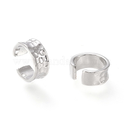 Set di orecchini polsini in ottone con micro pavé di zirconi chiari&nbsp;EJEW-I249-19P