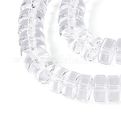 Fili di perline do vetro trasparente&nbsp;GLAA-N026-2x4mm-T06