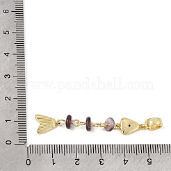 Europäische Anhänger aus Messing&nbsp;GG-CBA3401-01G-B04