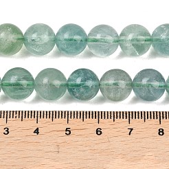Естественный зеленый флюорит бисер нитей&nbsp;G-K340-A03-10mm-01