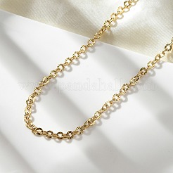 Halskette mit Boston-Gliederkette aus 304 Edelstahl&nbsp;BJEW-B072-05G