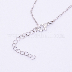 Collane di pendenti con strass in lega&nbsp;NJEW-WH0007-02G