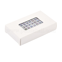 Ab цветные стеклянные бусины&nbsp;EGLA-P059-03B-AB05