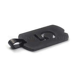 Pendentifs en acier inoxydable 304 avec placage ionique (IP)&nbsp;STAS-O127-E05