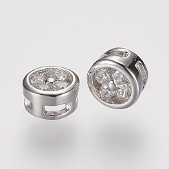 Латунные микро проложить класса AAA кубического циркония подвески&nbsp;ZIRC-G086-09P-NR