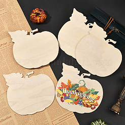 Тема дня благодарения незаконченные деревянные подвесные украшения&nbsp;HJEW-WH20003-47D