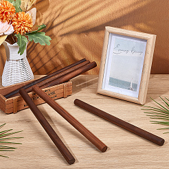 Baguettes en bois rondes cirées&nbsp;WOOD-OC0004-42B