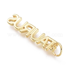 Латунные подвески&nbsp;ZIRC-I048-15G-08