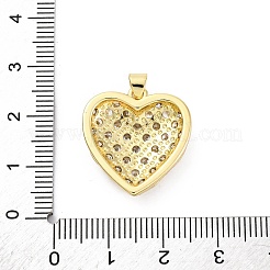 Латунные микро проложить кубического циркония подвески&nbsp;KK-U066-04C-G