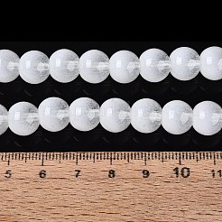 Colliers de perles acryliques imitation œil de chat&nbsp;OACR-Q197-01C-01
