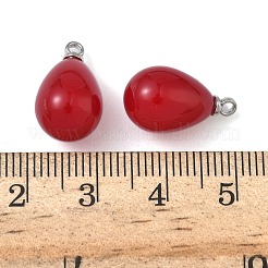 Pendentifs en perles en plastique ABS&nbsp;FIND-Z105-02P