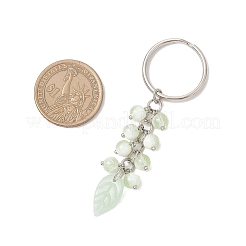 5 шт. брелки из стекла с трещинами и ламповой отделкой ручной работы&nbsp;KEYC-JKC01310