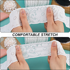 5 м нейлоновой эластичной кружевной отделки&nbsp;OCOR-GF0003-76A