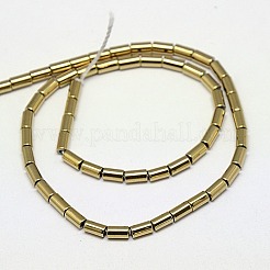 Electroplate non magnetici ematite sintetico fili di perline&nbsp;G-J162-A-M