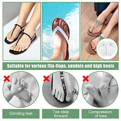 6 Paar Gel-Vorfußpolster für Flip-Flops&nbsp;FIND-GA0008-31A