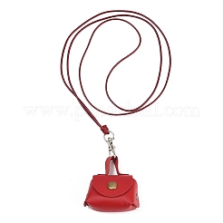 Mini custodia per cuffie in similpelle&nbsp;NJEW-G198-01C