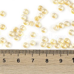Transparente innenfarbene Glas-Saatperlen&nbsp;SEED-A032-04B