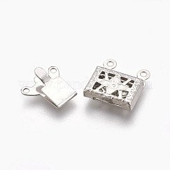 Многорядные застежки-коробочки из нержавеющей стали 201&nbsp;STAS-E441-02P