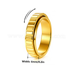 Anelli rotanti in acciaio inossidabile 304 per uomo&nbsp;WG51C9D-01