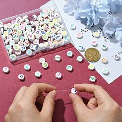 120pcs 12 styles de perles d'argile polymère faites à la main&nbsp;CLAY-CJ0001-83