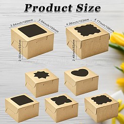 30 Stück 5 Arten von Papierbäckereiboxen&nbsp;CON-CJ0001-30