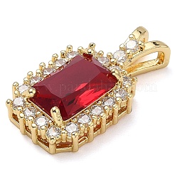 Стеклянные подвески из латуни с покрытием стойки&nbsp;KK-D535-02G