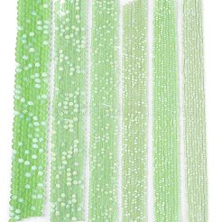 Chapelets de perles en verre transparente  &nbsp;LS-EGLA-A044-T2mm-MB09