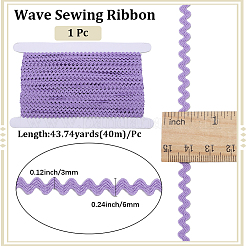 Ruban de bordure à franges ondulées en polyester de 40 m&nbsp;OCOR-GF0004-39I