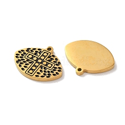 Ионное покрытие (ip) нержавеющая сталь 304 черные эмалевые подвески&nbsp;STAS-M102-41G