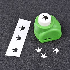 Случайные одноцветные или случайные смешанные цветные мини-наборы пластиковых бумажных перфораторов для скрапбукинга и бумажных поделок&nbsp;LS-AJEW-L051-06