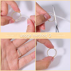 Инструменты для изменения размера прозрачных ювелирных изделий из ПВХ&nbsp;DIY-WH0430-981